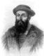 Ferdinand Magellan c. 1480– April 27, 1521) was a Portuguese  explorer. He was born at Sabrosa, in northern Portugal, but later obtained Spanish nationality in order to serve King Charles I of Spain in search of a westward route to the Spice Islands (modern Maluku Islands in Indonesia). Magellan's expedition of 1519–1522 became the first expedition to sail from the Atlantic Ocean into the Pacific Ocean and the first to cross the Pacific. It also completed the first circumnavigation of the Globe, although Magellan himself did not complete the entire voyage, being killed during the Battle of Mactan in the Philippines.